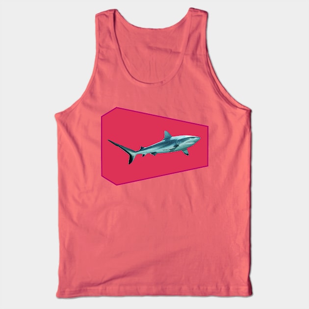 Reefshark | Big High-Light | Variation in Viva Magenta | Tank Top by Ute-Niemann